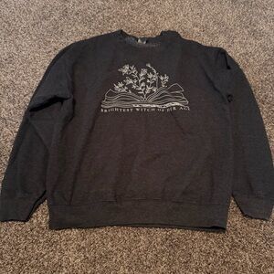 “Brightest Witch of her Age” Hermione Harry Potter Grey Sweatshirt Long Sleeve